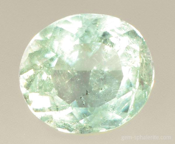 Faceted spanish sphalerite
